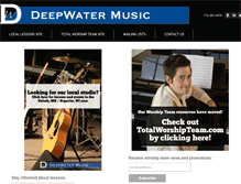 Tablet Screenshot of deepwatermusic.net